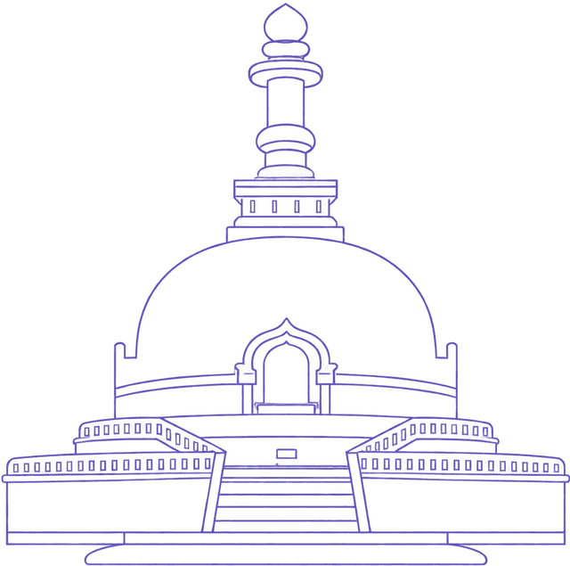 Bihar landmark illustration